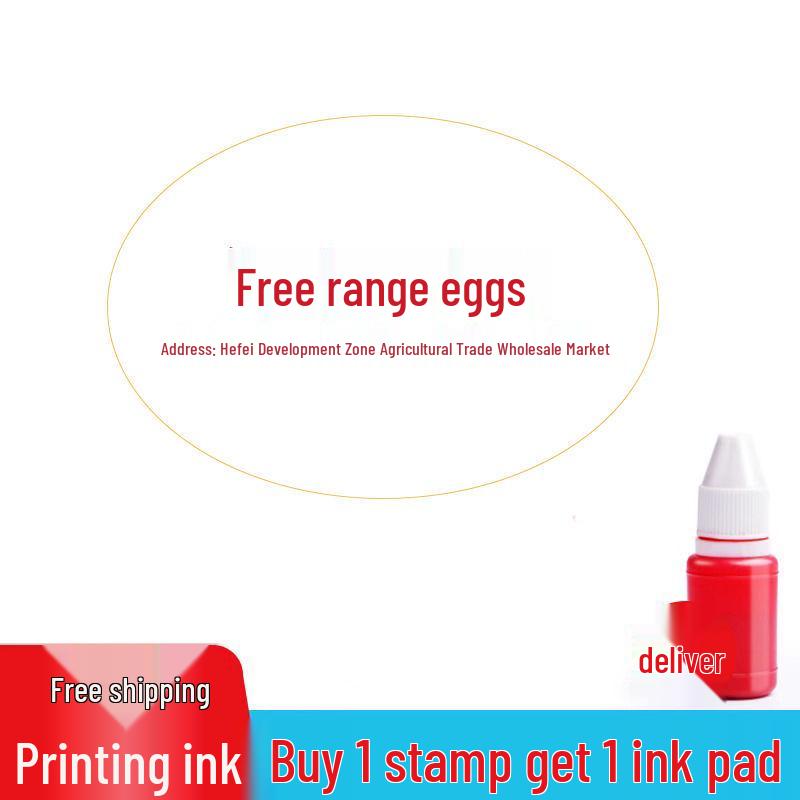Egg Stamp for Branding: Duck, Goose, Quail
