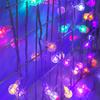 LED Bubble Ball Water Drop Colorful Outdoor String Lights, Battery/USB Powered for Camping & Festival Decorations
