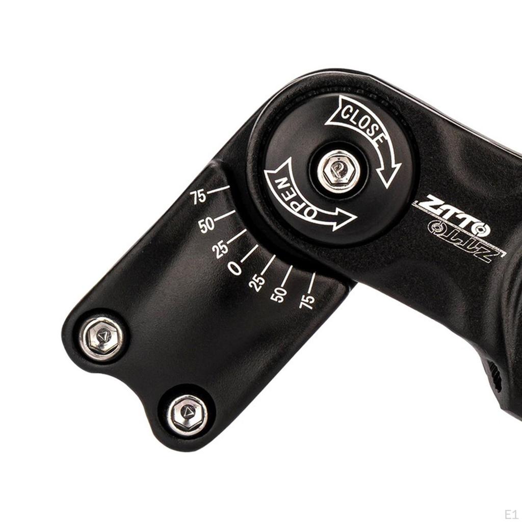 28.6mm Aluminum Alloy Bike Stem 31.8mm ±70° High-Strength Lightweight Part Wide Angle Riser Short
