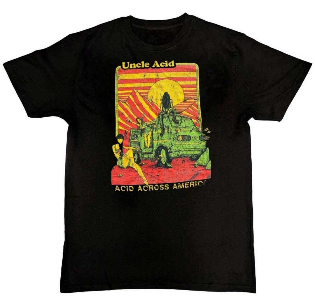 Uncle Acid and the Deadbeats Acid Across America 2014 T-Shirt XXXL