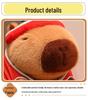 Sporty Capybara Plush Toy - Football & Basketball Variants