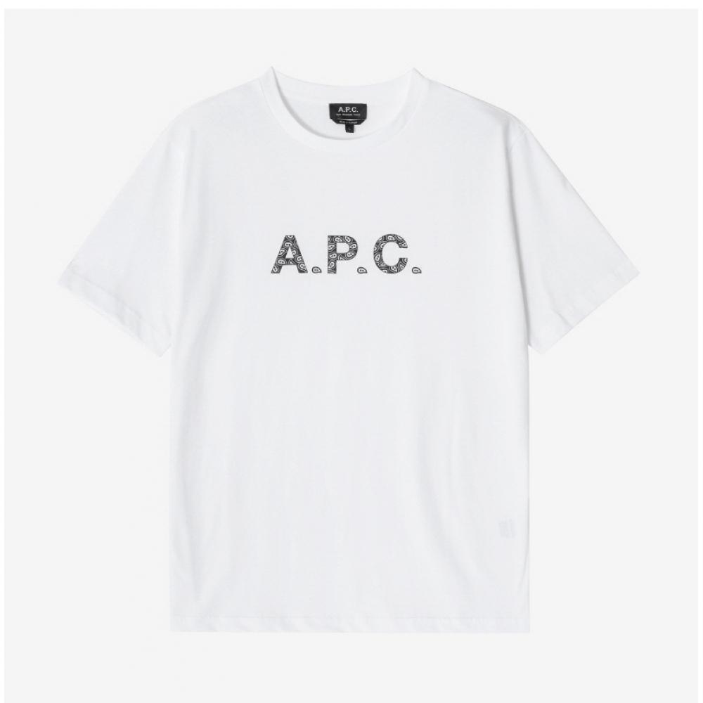 ApeSSe Coeio H26347 Tag Blanc Noir JameS JameS Bandana Men S Short Sleeve Tee