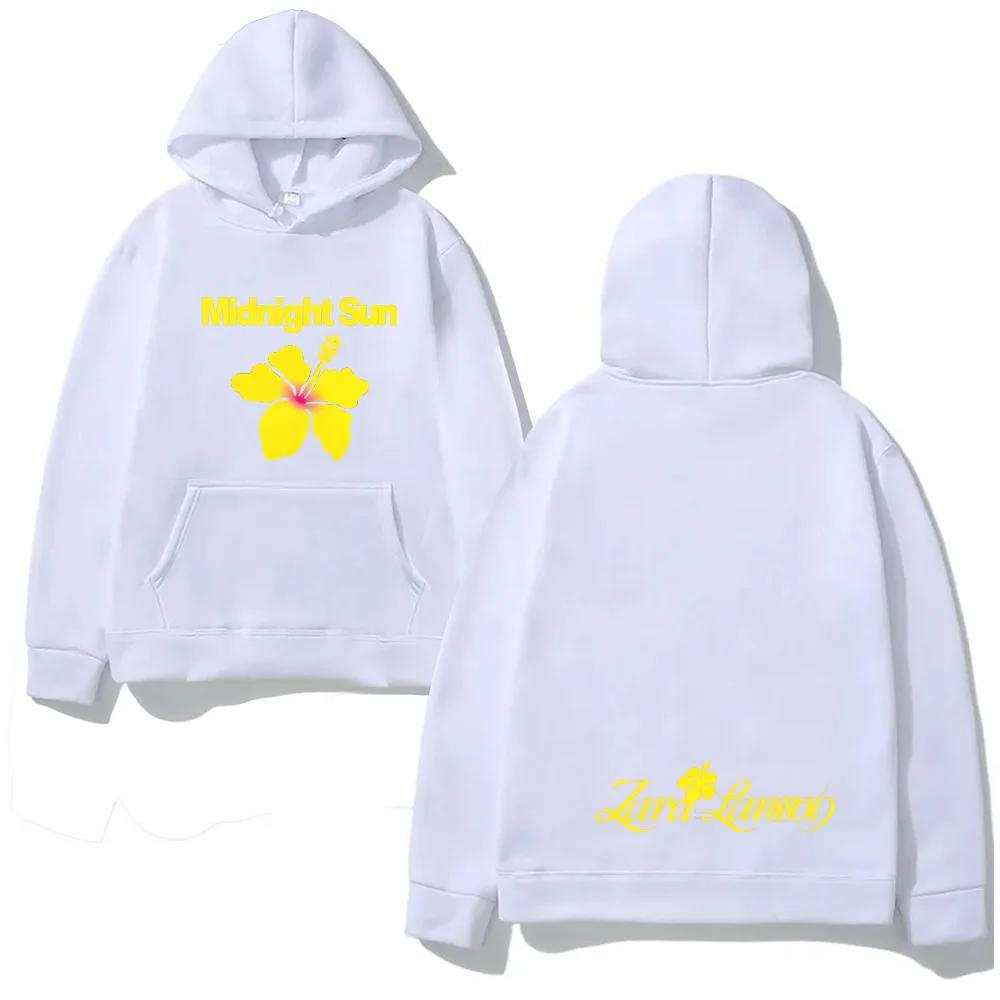 Midnight Sun Hoodie Zara Larsson Mit Tasche Fleece Bequemes Sweatshirt Ärmel Gothic Kleidung Moletom Vintage Pullover