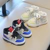 Children's sports shoes 2025 spring and autumn boys' casual board shoes new high-top girls' little white shoes soft-soled baby shoes list