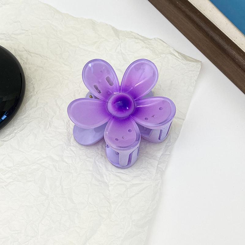 

Заколка-краб для волос в виде цветка яйца для женщин, корейская однотонная заколка-краб в виде цветка, простая модная заколка-акула, аксессуары для волос для девочек