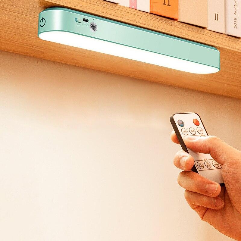 LED Night Light Desk Lamp Office Study Light USB Rechargeable Light Magnetic Dimmable Eye Protection Bedroom Light Three Colors
