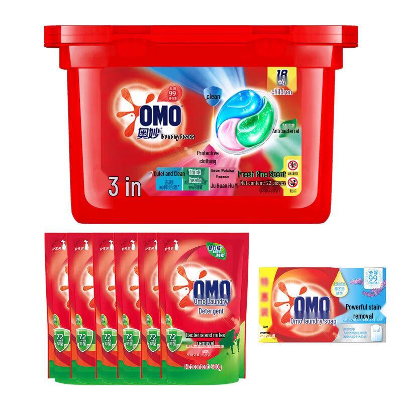OMO Fresh Eucalyptus Laundry Care Bundle