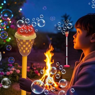 Bubble Machine with Light And Music Automatic Standing Bubble Maker 46.5 Inch Height Adjustable LED Colorful Lighting Party Toy