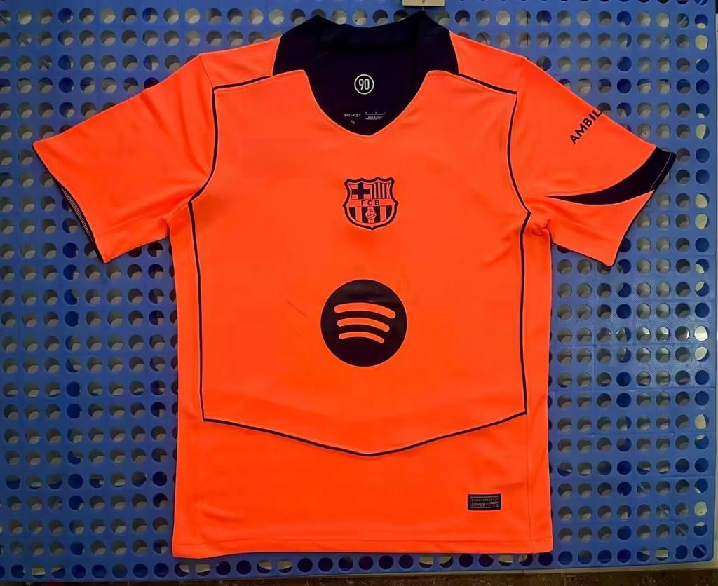 2526 Thai Football Fan Jersey Santos Marseille America Mallorca Short-sleeved Quick-drying T-shirt New La Liga