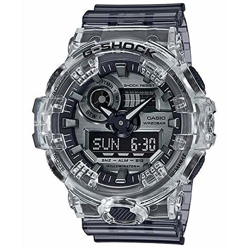 

Casio Мужские часы G-Shock GA-700SK-1A специального цвета с прозрачным скелетоном и аналогово-цифровым дисплеем