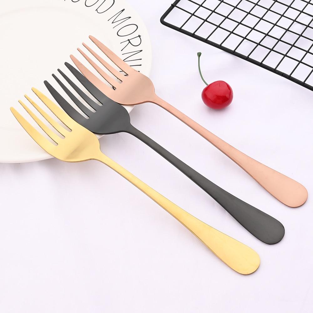 Sada 4 ks Rainbow Food Sada vidliček na salát