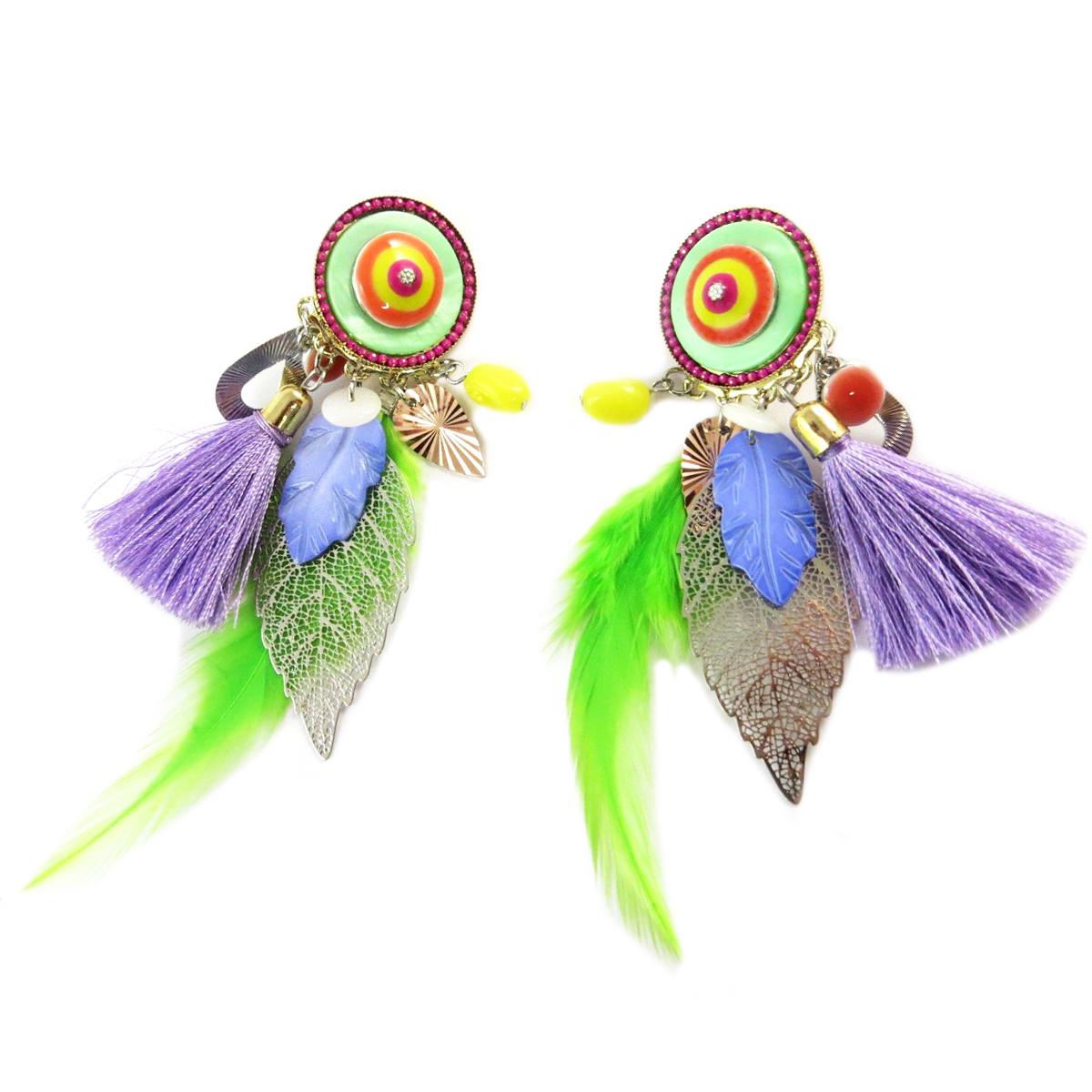 

Les Trésors De Lily [Q1263] - Креативные клипсы Lilipoupettes разноцветное серебро - 100x30 мм