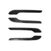 4X Carbon Fiber Outdoor Handle Panel Cover Trim For Tesla Model 3/Y 2017-