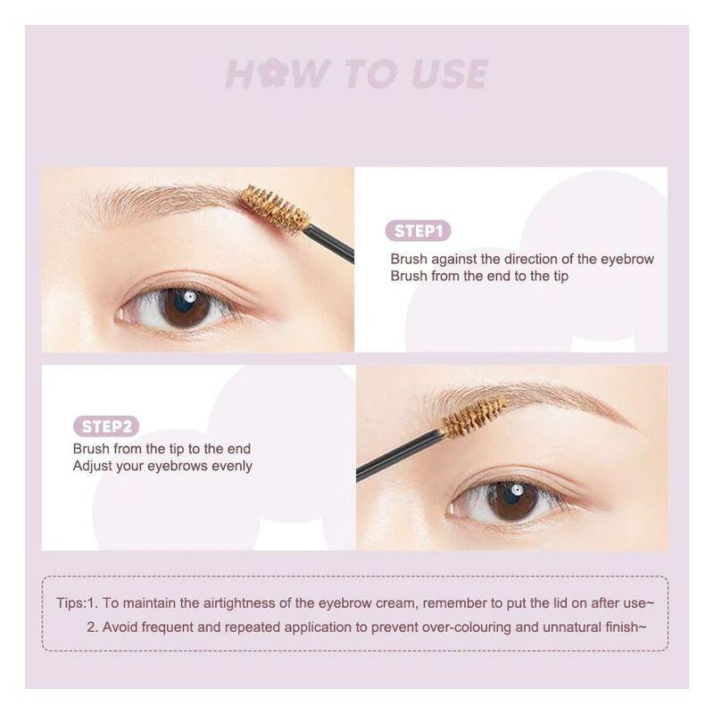 Judydoll - 2 IN 1 Eyebrow Mascara - 4 Colors