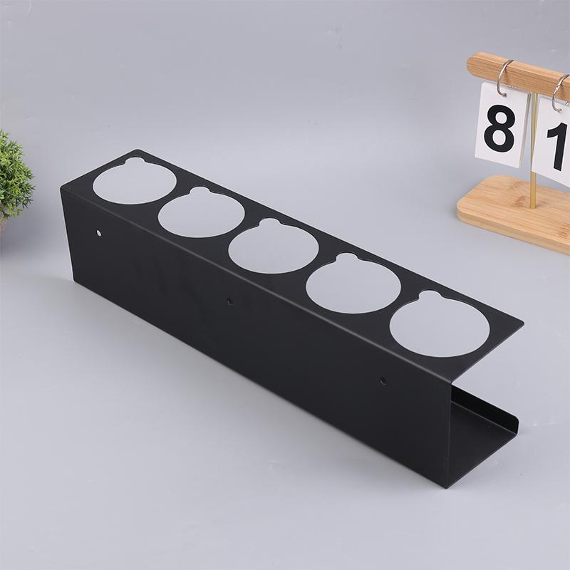 Metalowy Uchwyt na Puszkę Aerosolową z Dużym Otworem Montowany na Ścianie Organizer na Aerozol Wielofunkcyjny Łatwy Dostęp Butelka Aerosolowa