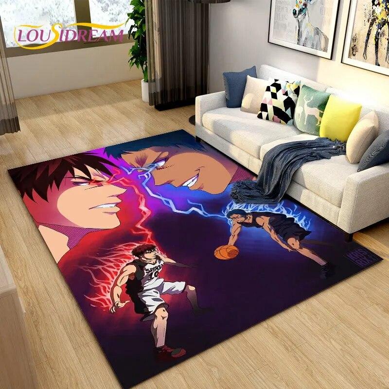 

Килимок Kuroko s Basketball, аніме, мультфільм, килимок для вітальні, спальні, дивана, прикраса, дитячий нековзкий килимок 40x60cm