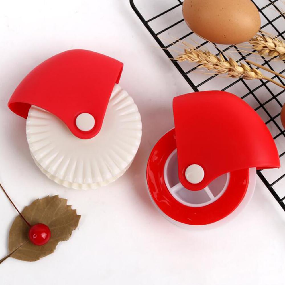 Plastic Dough Lattice Roller Cutter Pull Net Wheel Knife DIYPizza Pastry  Pie Craft Making Tool Baking Accessories Kitchen
