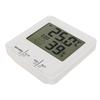 Thermometer Hygrometer Temperature Humidity Meter Digital Display Electric Clock for Home