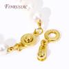 Schmuck Verbindungsverschlüsse 18 Karat Gold Plated Druckverschluss Für Armband Schmuckherstellung Zubehör DIY Zubehör Halsketten Verbinder