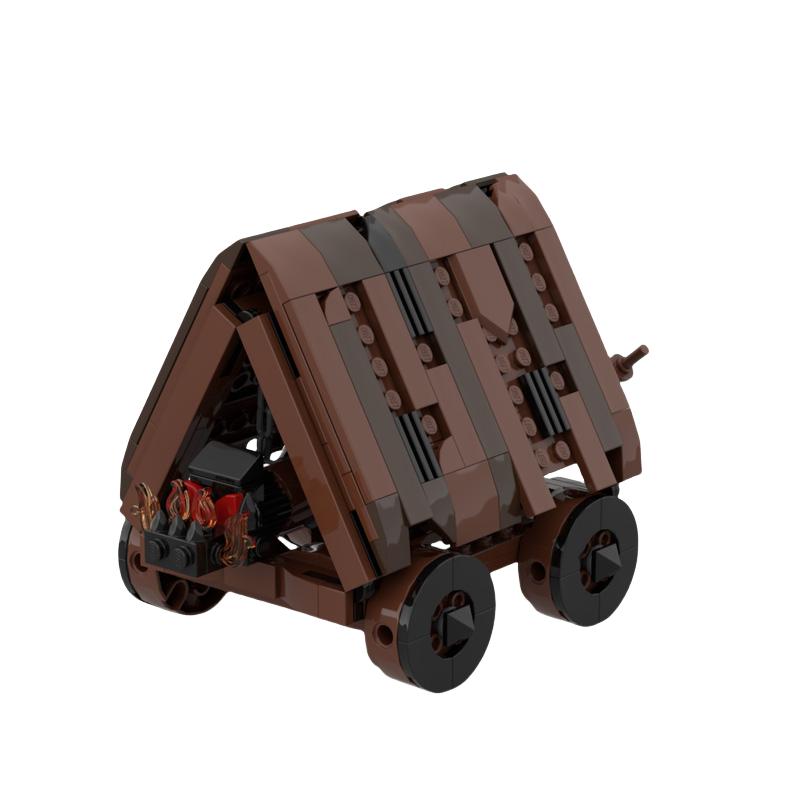 Medieval city car siege equipment MOC building blocks Assembly toy set Holiday gift for all architecture loversc