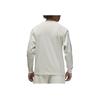 Jordan Wordmark Solid Color Embroidered Crew Neck Loose Long Sleeve T-Shirt Men Tops Oatmeal-Heather FJ0702-141