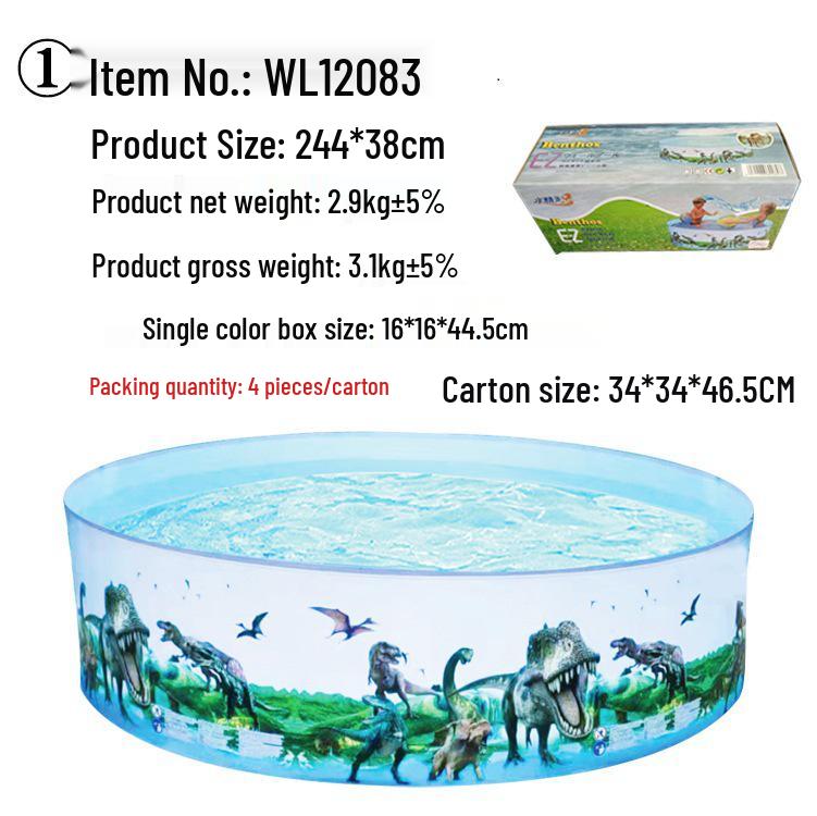 Large Foldable Outdoor Inflatable Swimming Pool for Kids