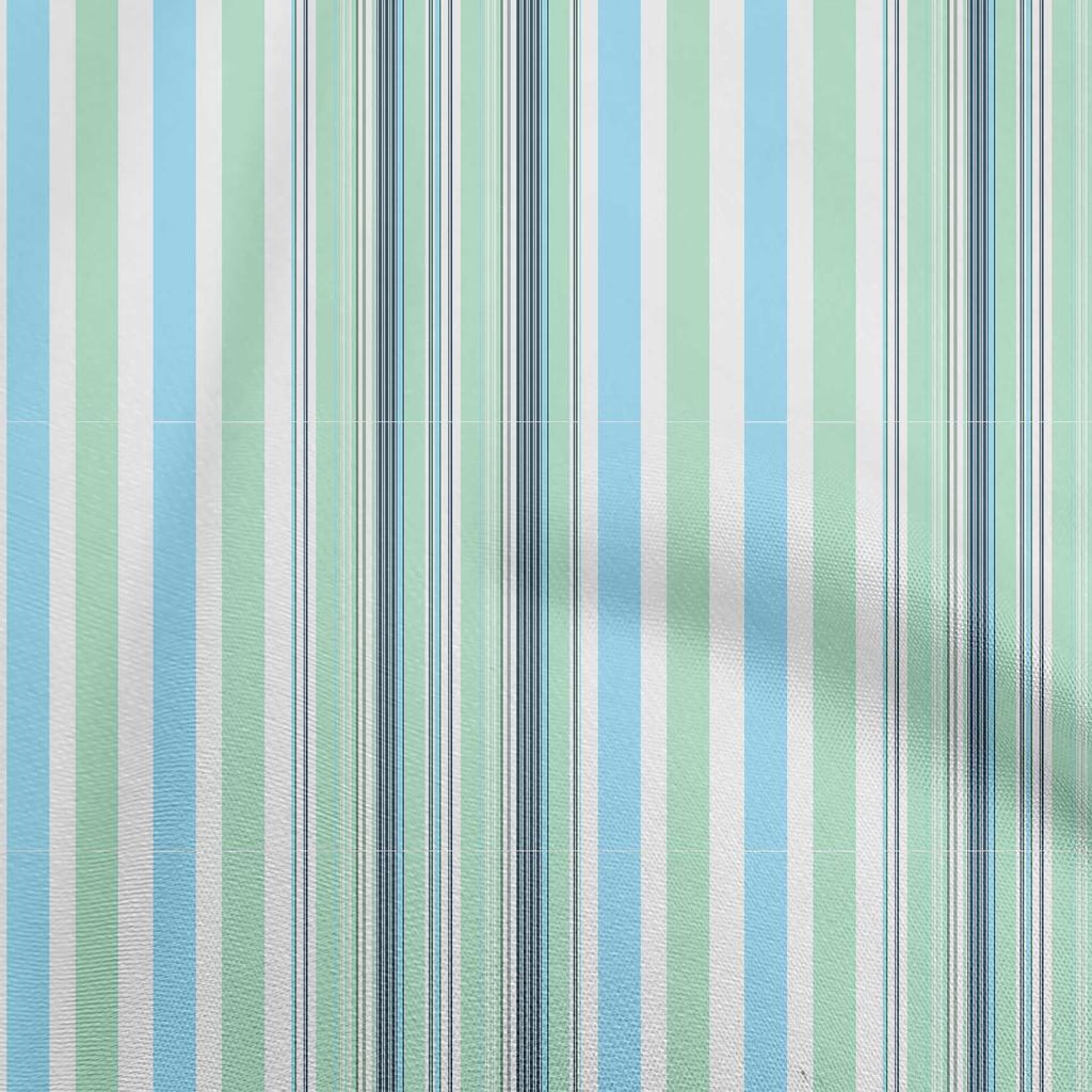 oneOone Cotton Flex Beige Fabric Stripes Dress Material Fabric Print Fabric By The Yard 40 Inch