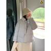 New thickened down cotton-padded clothes for women's winter small short fur collar jacket warm bread clothes
