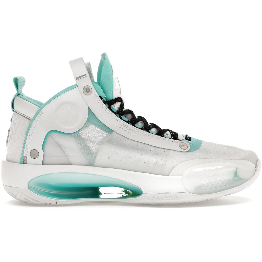 

Новые Jordan Air Jordan 34 Снежный барс Го Эллен Полуботинки для баскетбола Мужские BQ3381-103 40.5