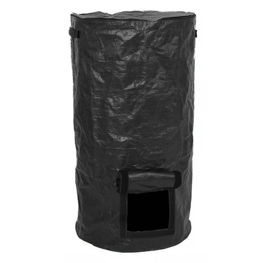 

Compost Bin for Food Scraps and Yard Debris Perfect for Eco Friendly Gardening Black 45*80CM