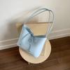 Summer new niche texture bucket bag women's versatile fashion underarm shoulder bag bow bag
