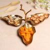 3 Leaf Decorative Tray/ Platter | 39 X 35 X 20 Cm