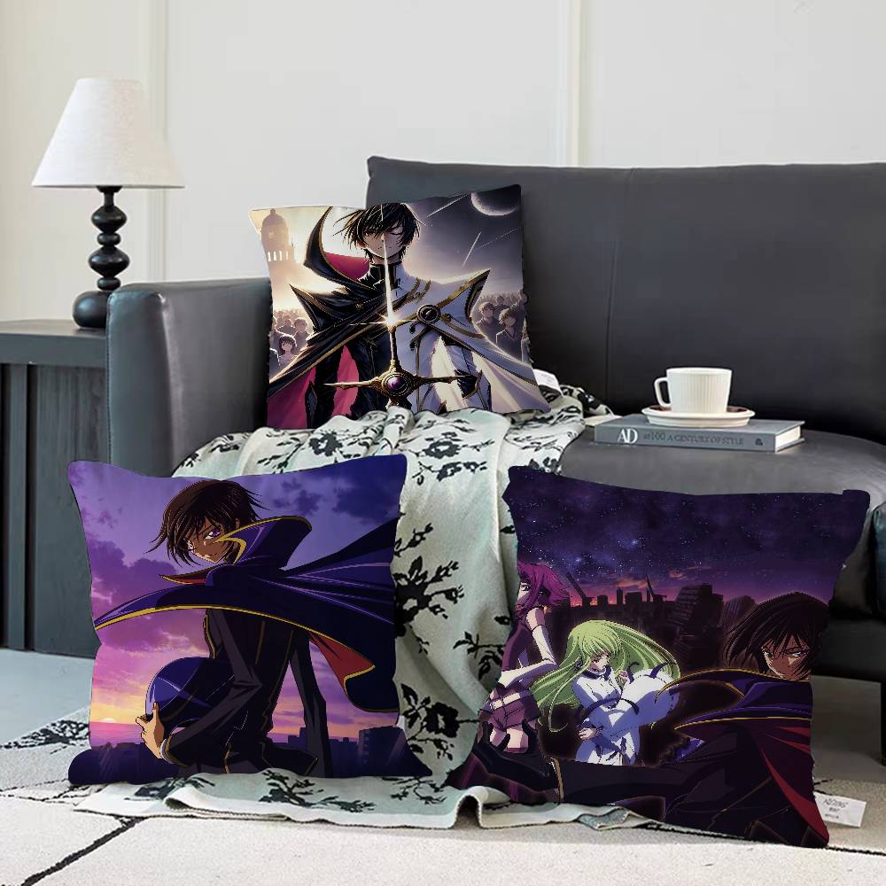 C-kod G-Geass Anime Lönndesign Kuddfodral Glad Höstskörd Dekor Högtidsdekorationskuddfodral