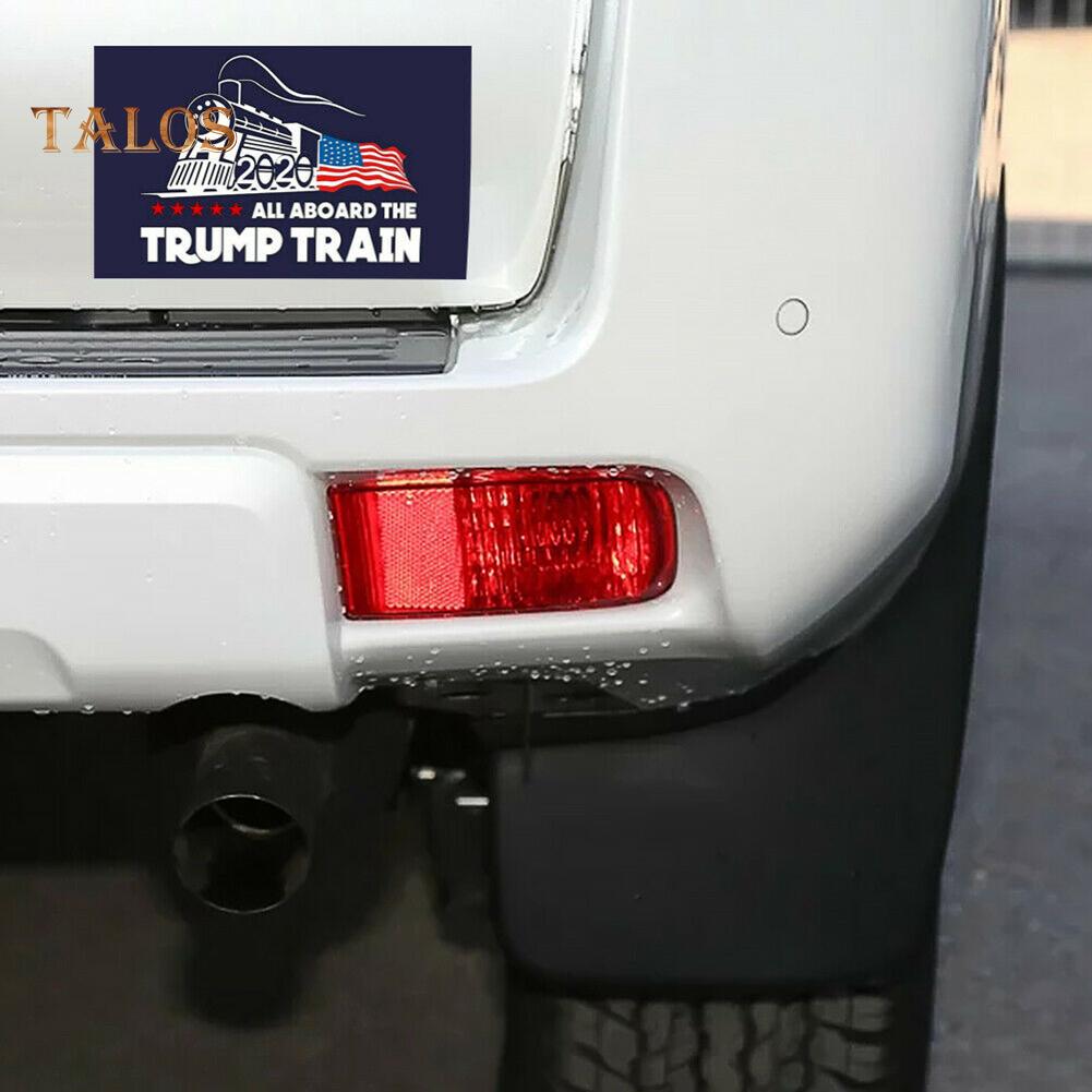 Donald Trump Car Decal Bumper Stickers 2020 All Aboard The Trump Train Flag