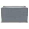 Raised Garden Bed 100 X 100 X 45 Cm Galvanized Steel Gray