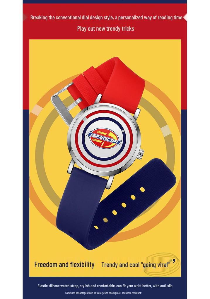 Sanda Quartz Watch: Creative, Casual & Sporty Student Timepiece