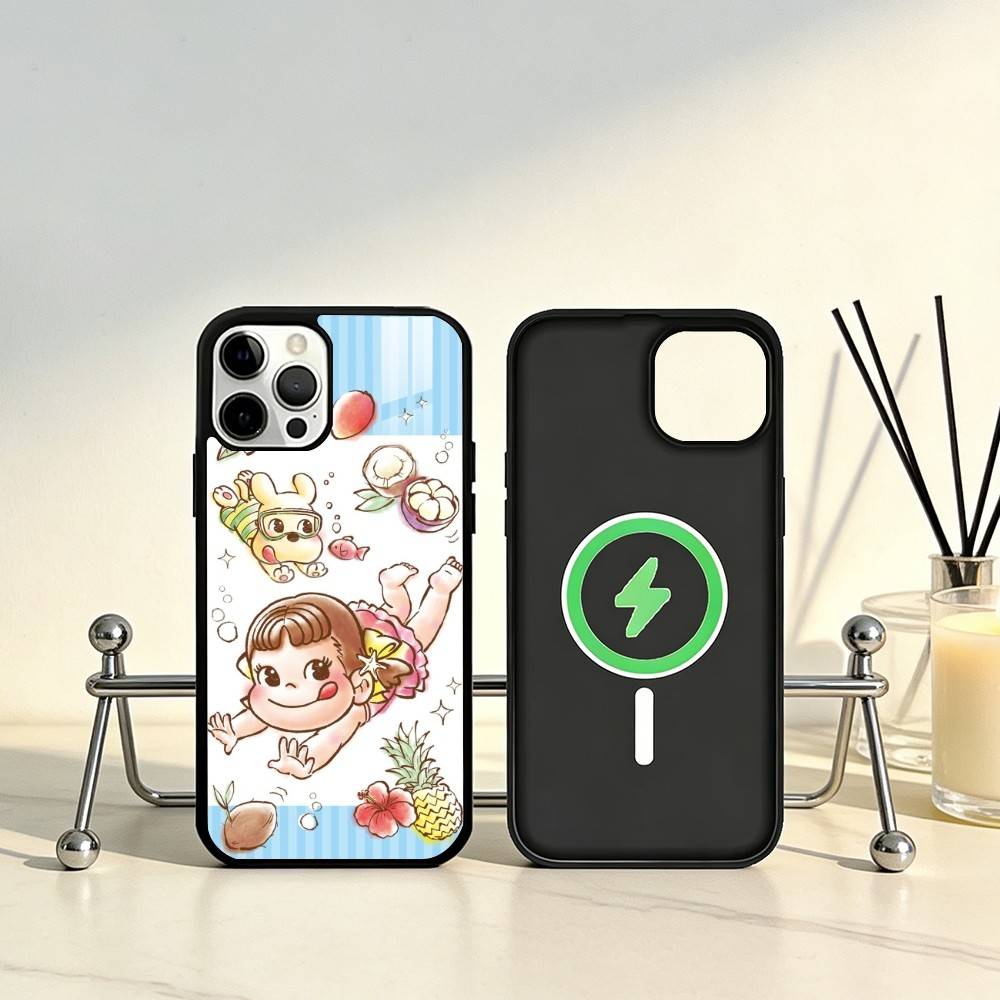 F-Fujiya-Milkys-Peko-C-Chan Phone Case For iPhone17,16,15,14,13,12,11 Plus,Pro Max Magnetic For Magsafe Wireless Charging