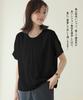 Shirt Blouse for Short French Teardrop Crew Body Summer [Ladyangel] Women, Chiffon, Sleeve, Ruffled, Sleeve, Opening, Lined, Neck, Smooth, Feminine,
