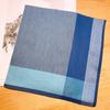 3Pcs 43x43cm Square 100% Cotton Sweat-absorbing Striped Men Pocket Wedding Party Business Chest Towel Handkerchiefs