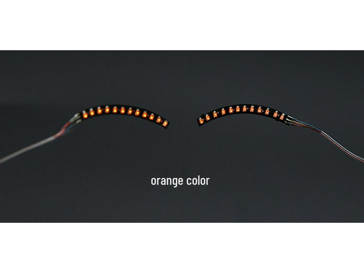 

LED Luminous False Eyelashes & Double Eyelid Stickers - Handmade for Halloween & Nightclub Parties