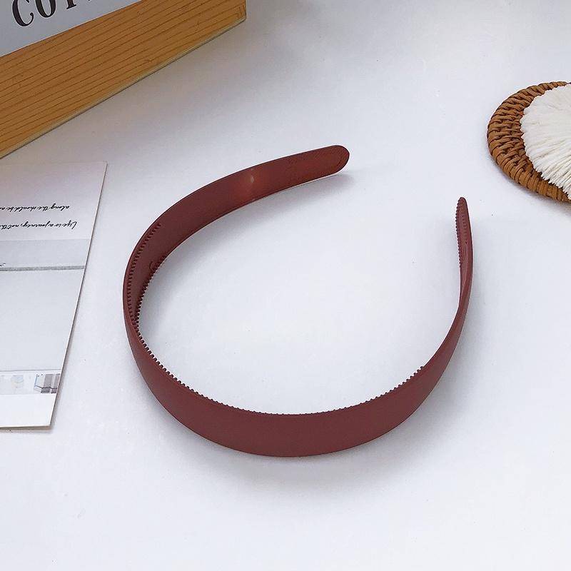 Korean Fashion Color Hair band Versatile Wide Edge pure color Headband Girls Fixed Hairstyle Bangs hair hoop Hair Accessories