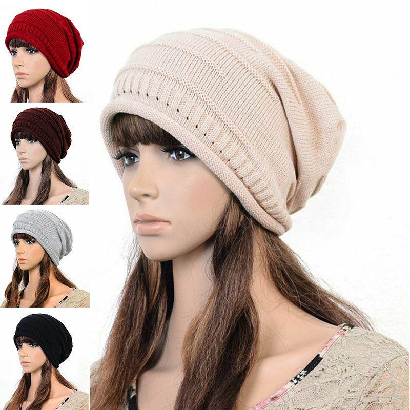 Fashionable Soft Knit Womens Slouchy Oversized Winter Beanie Hat For All Seasons