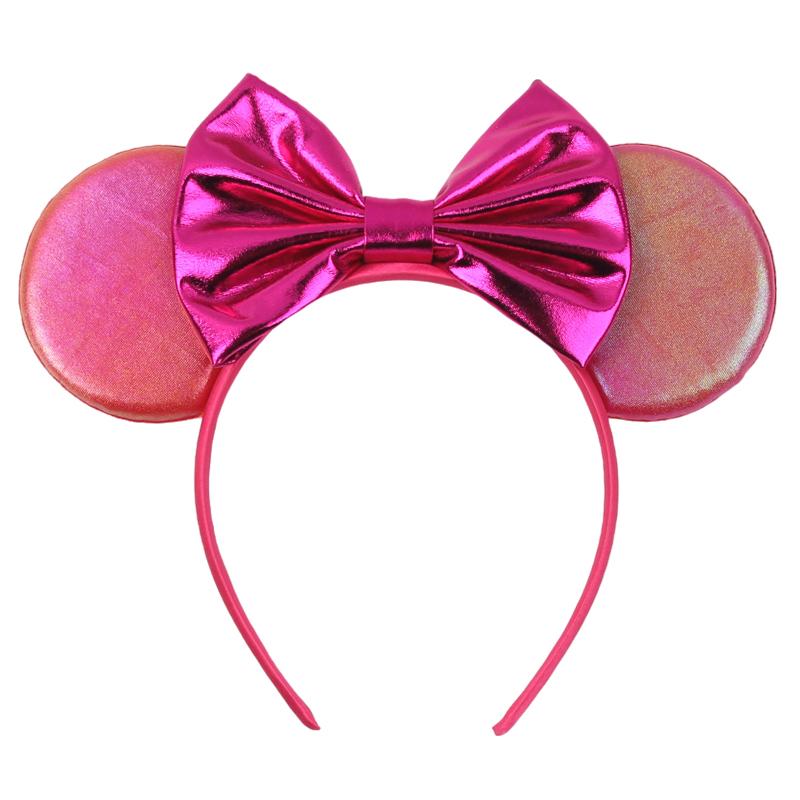 Einfarbiger Mausohren-Stirnband für Mädchen Frauen Geburtstagsparty Haarband Festival Cosplay Haarschmuck