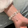 In the wind opal beaded moon bracelet women's bell bracelet retro super fairy jewelry