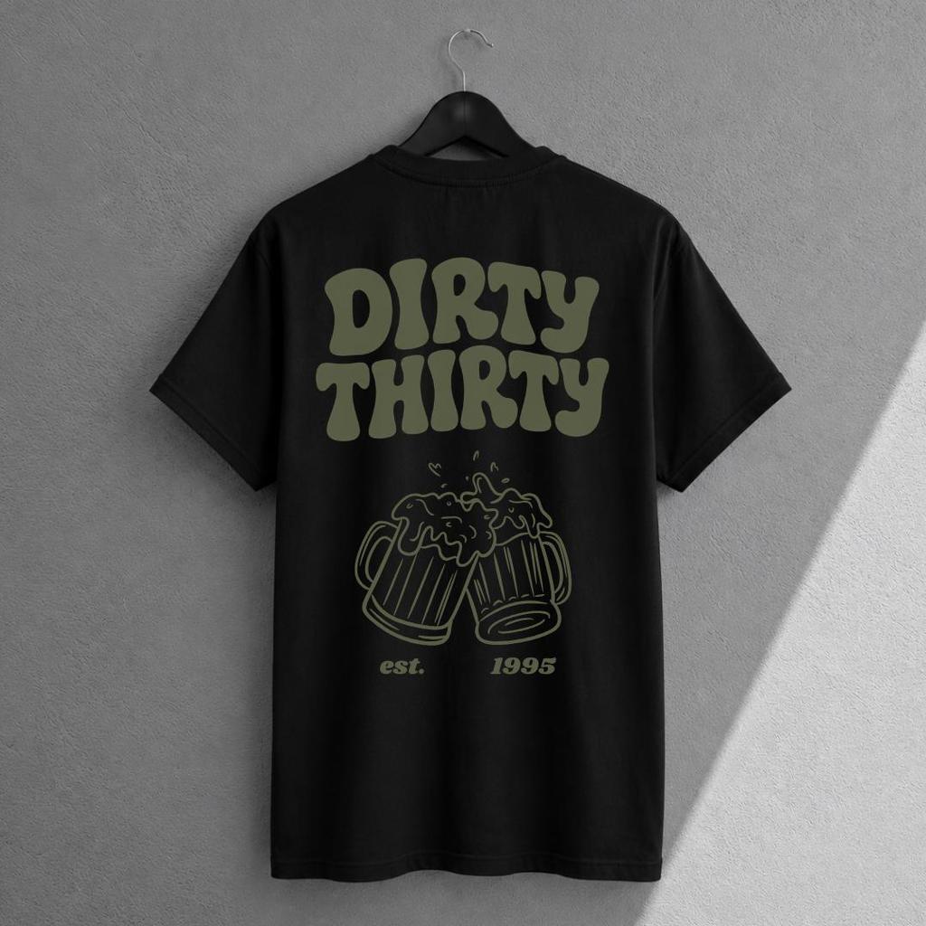 Birthday Beer Tee Birthday Shirt Vintage 30th Birthday Gift Dirty 30 Party Tee Cheers 30th Birthday Shirt Personal