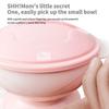 Dish Set Baby Bowl Eating Assist Fine Workmanship No Burrs Smooth Surface Tableware Sucker Base Plate Suction Feeding Bowls