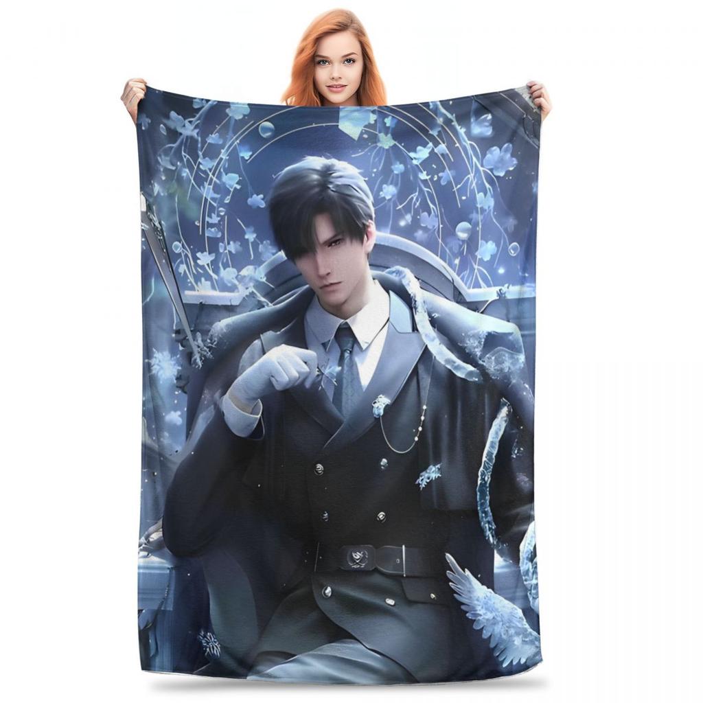 Sylus Love And Deepspace Art Blanket Cover Flannel Lightweight Throw Blankets for Car Sofa Couch Bedroom Quilt