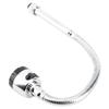1x 304 Stainless Steel Swivel Spout Kitchen Sink Faucet Pipe Fittings Single Handle Connection