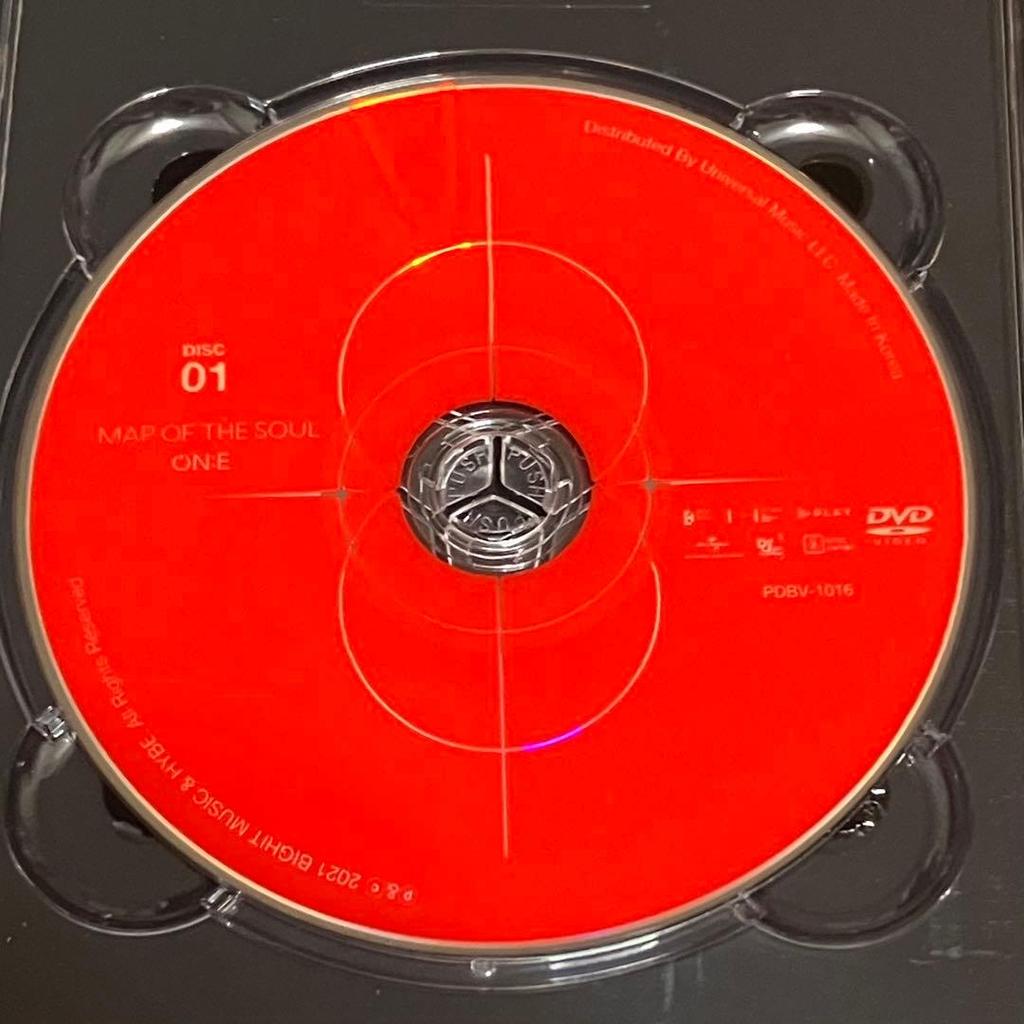 [USED] BTS MAP OF THE SOUL ON:E DVD
