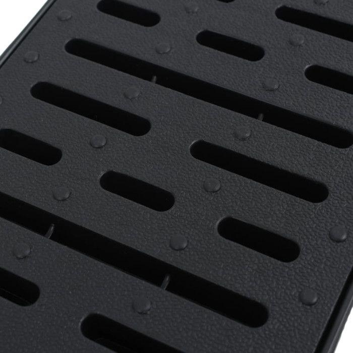 VidaXL Drainage Channel 2 Pcs Plastic 2 M